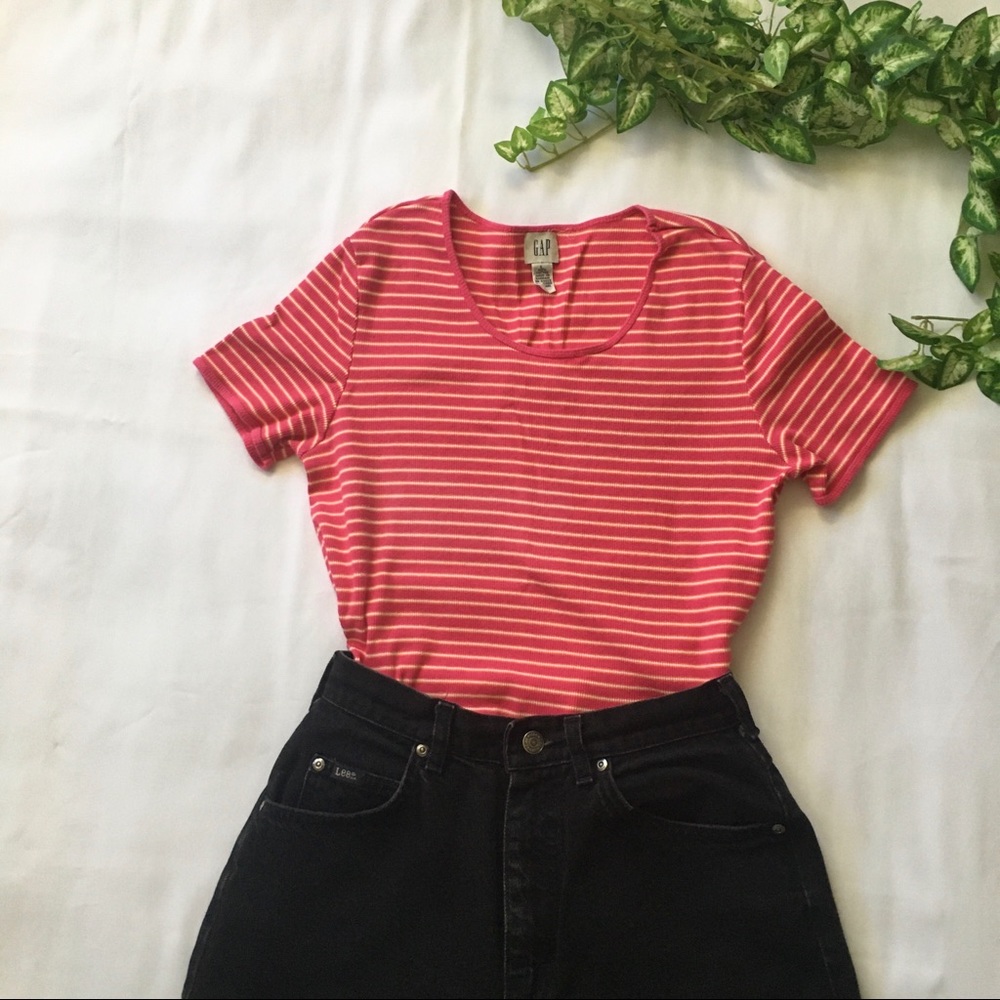 Striped Short Sleeve GAP Tee